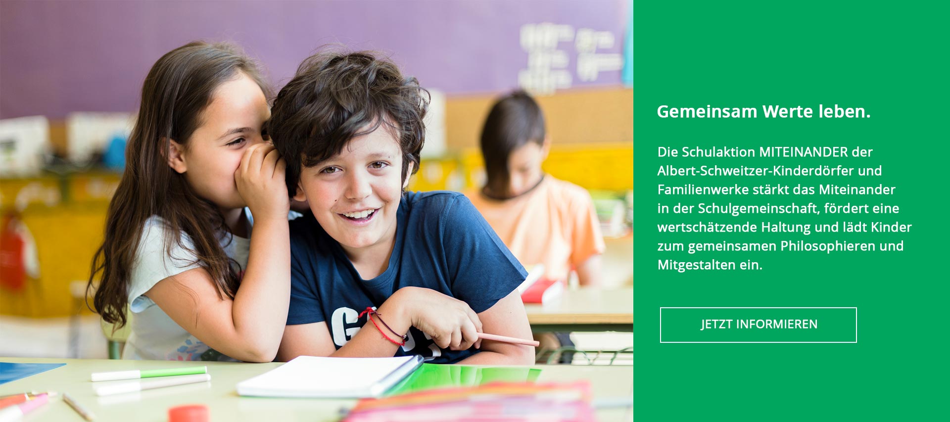 Miteinander Schulaktion