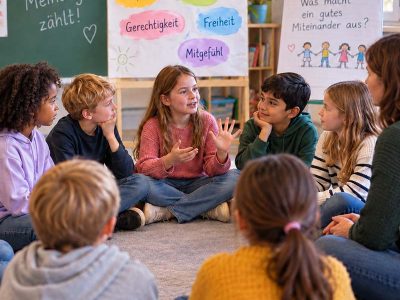 Kinder im Klassenzimmer